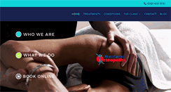 Desktop Screenshot of manchester-osteopaths.co.uk