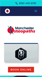 Mobile Screenshot of manchester-osteopaths.co.uk